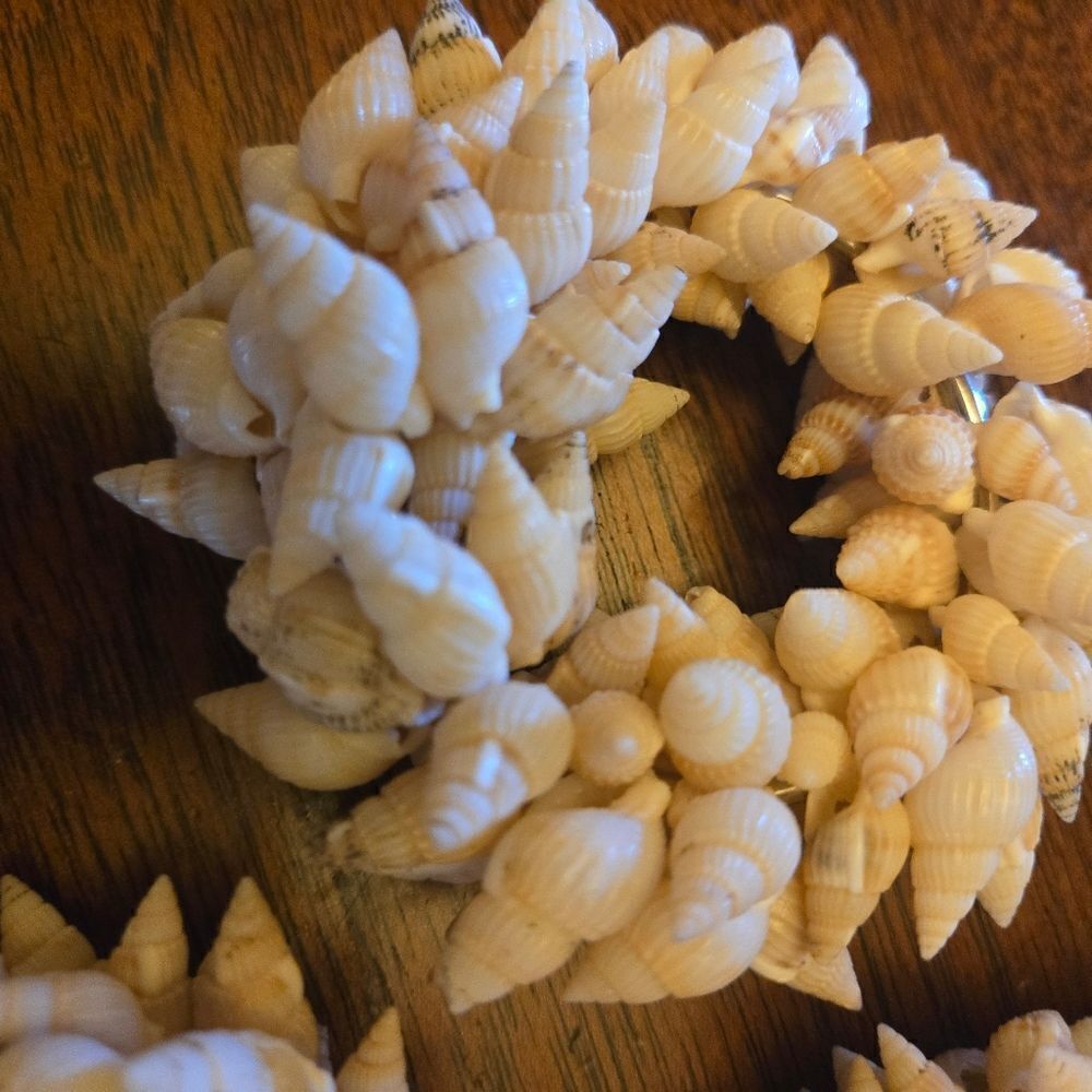 Sea Shell Napkin Rings x 3 - Picture 2 of 6